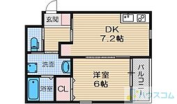 フローリッシュ正雀本町 3階