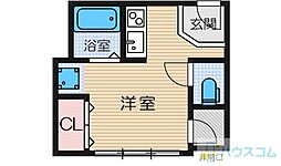 アーバンプラザ ワンルームの間取図画像