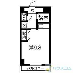 MOREMAISON ワンルームの間取図画像