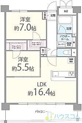 クレセントコート 2階