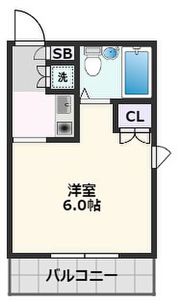 日の出プラザ 308｜大阪府吹田市日の出町(賃貸マンション1K・3階・18.15㎡)の写真 その2