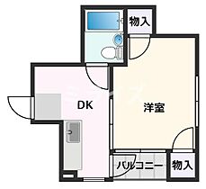 岡優マンション  ｜ 大阪府摂津市正雀本町1丁目40-2（賃貸マンション1DK・2階・20.00㎡） その2