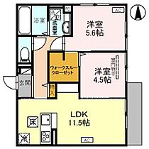 ラ・パーチェ江坂 I  ｜ 大阪府吹田市豊津町645-6（賃貸アパート2LDK・1階・52.96㎡） その2