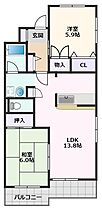 コーポラス吹東I  ｜ 大阪府吹田市吹東町50-10（賃貸マンション2LDK・3階・56.39㎡） その2