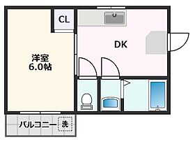 パインハイム五月が丘  ｜ 大阪府吹田市五月が丘南24-4（賃貸マンション1DK・3階・23.26㎡） その2