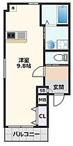 ハイム・エトワール 101 ｜ 大阪府吹田市清和園町18-2（賃貸アパート1R・1階・24.56㎡） その2