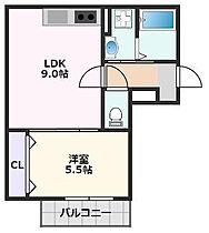 アート吹田泉町  ｜ 大阪府吹田市泉町4丁目33-13付近（賃貸アパート1LDK・3階・33.68㎡） その2