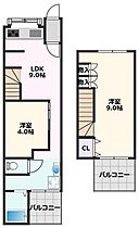 片山町3丁目テラスハウス  ｜ 大阪府吹田市片山町3丁目18-21（賃貸テラスハウス2LDK・1階・52.00㎡） その2