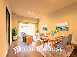 恒陽マンション 3LDKのリビング/ダイニング