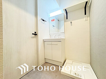 清潔感のある脱衣場