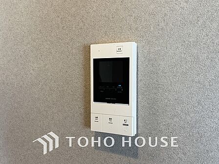 来客が一目でわかるモニター付きインターホン