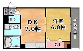 兵庫県神戸市灘区箕岡通１丁目（賃貸マンション1DK・2階・31.95㎡） その2