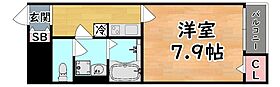 兵庫県神戸市灘区篠原伯母野山町３丁目（賃貸アパート1K・1階・26.57㎡） その2