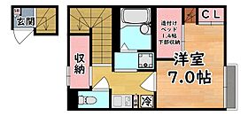 兵庫県神戸市東灘区御影石町４丁目（賃貸アパート1K・2階・26.08㎡） その2