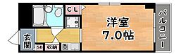 阪神本線 岩屋駅 徒歩4分の賃貸マンション 2階1Kの間取り