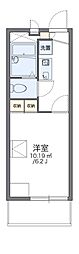 レオパレスデュオ六甲道 1Kの間取図画像