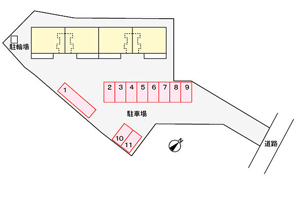 ベリーフィールド　りんと 203｜静岡県藤枝市下青島(賃貸アパート2LDK・2階・60.33㎡)の写真 その7