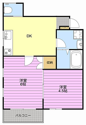 コーポ金谷駅_間取り_0