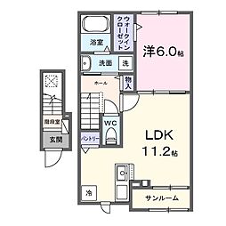 間取図画像 1LDK
