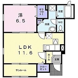 間取図画像 1LDK