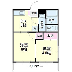 物件の間取り
