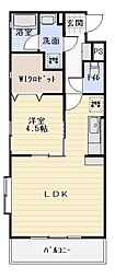 セレーノ 1LDKの間取図画像