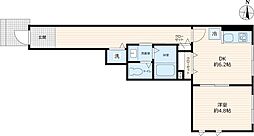 仮称Vivace　ヴィヴァーチェ 1階1DKの間取り