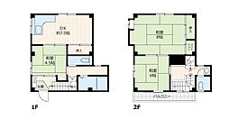 ブリーズ白山 101号室 1階3DKの間取り