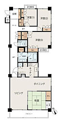 ライオンズマンション甲子園一番町 4LDKの間取図画像