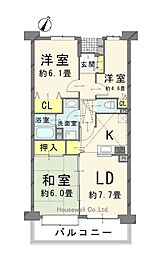 間取図画像 3LDK