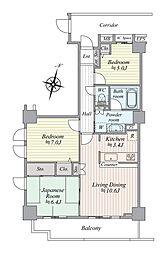 間取図画像 3LDK
