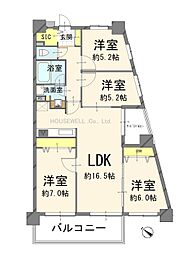センチュリー船橋 4LDKの間取図画像