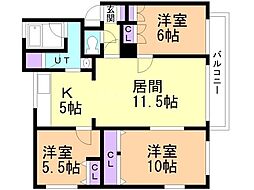 ロイヤルハイツ一号館 3階