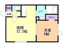 ロイヤルハイム北光Ｂ 2階