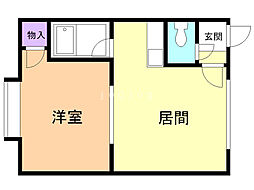 間取図画像 1DK