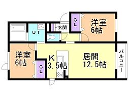 クラーク沼ノ端 2階