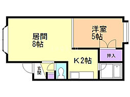 グランドール新明町Ａ棟 2階
