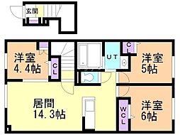 間取図画像 3LDK