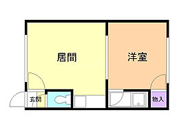 間取図画像 1DK