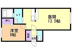 ロイヤルハイム美園D 2階/201