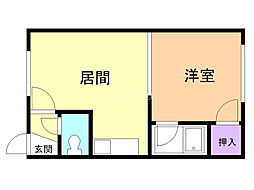 間取図画像 1DK