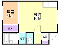 間取図画像 1LDK