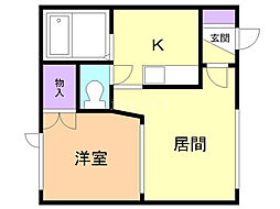 間取図画像 1LDK