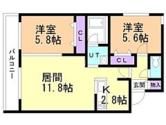 物件の間取り