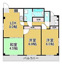 レナジア近江八幡 602 ｜ 滋賀県近江八幡市桜宮町（賃貸マンション3LDK・6階・62.62㎡） その2