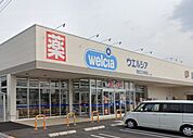 ウエルシア東近江沖野店（569m）