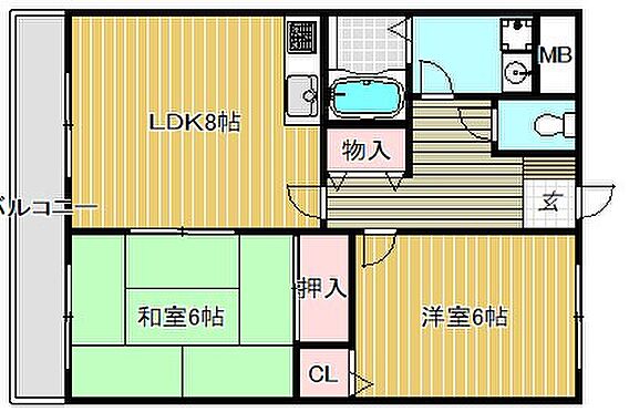 SKマンション21_間取り_0