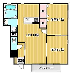 物件の間取り