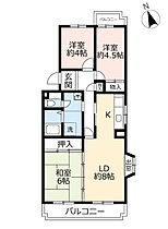 UR徳重  ｜ 愛知県名古屋市緑区乗鞍1丁目（賃貸マンション3LDK・4階・67.43㎡） その2