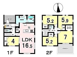 岐阜市第5高田 2号棟 新築戸建
